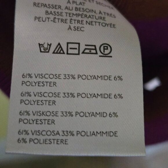 Anthropologie NWT Mandy Stripe Orange Purple Midi Skirt Strapless Top Set Size M - Picture 16 of 16